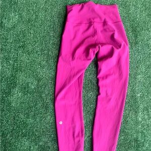 lululemon athletica purple high rise winder under leggings